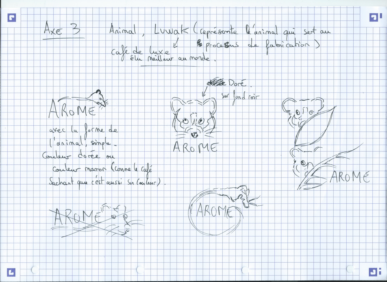 Croquis Arome axe 3
