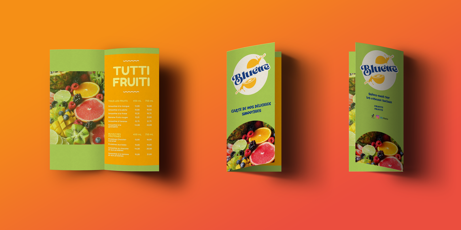 Mockup brochure Bluette