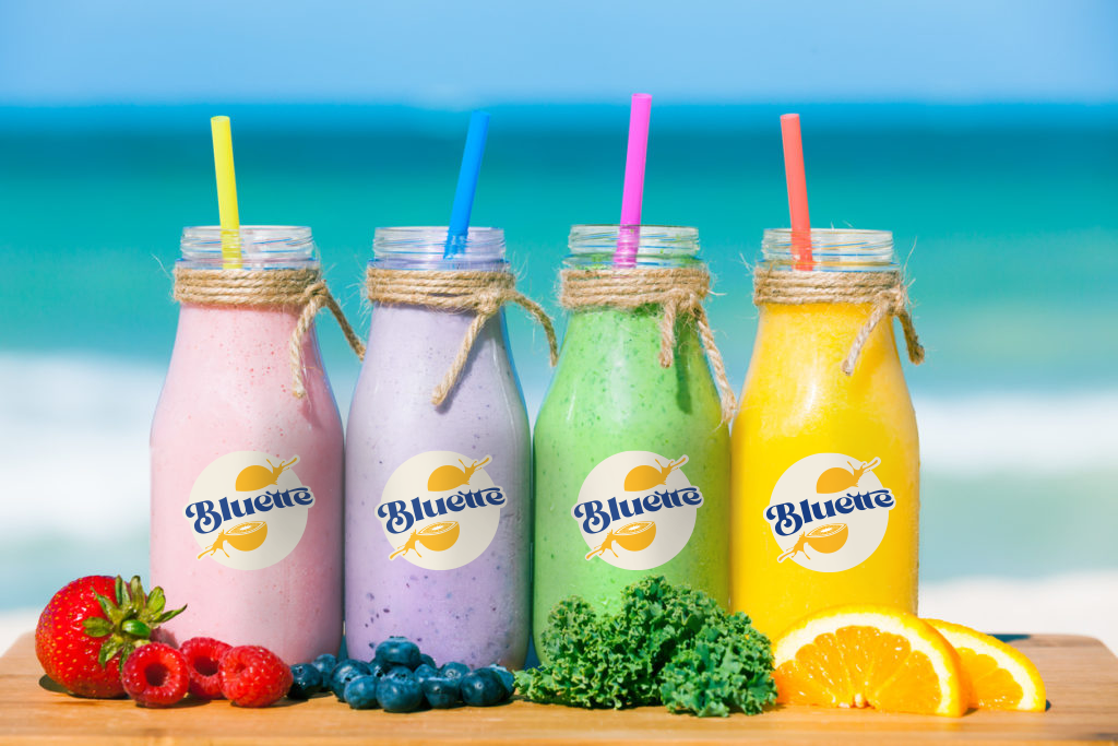 Mockup smoothies Bluette