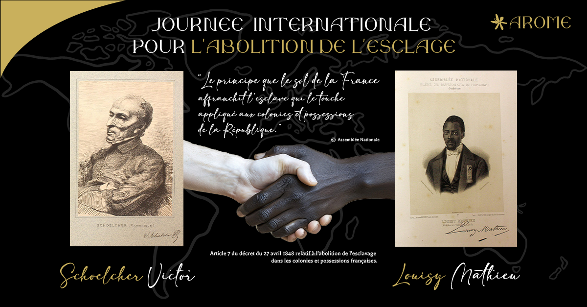 Exemple post Linkedin journée abolition de l'esclavage