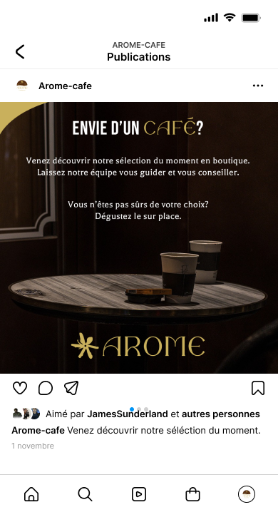 Mock-up post Instagram