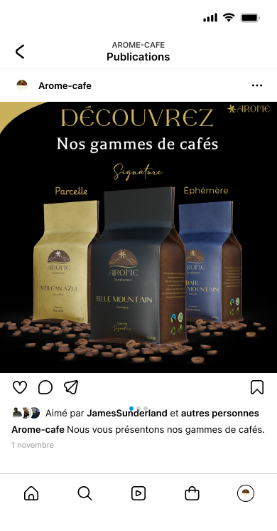 Mock-up post Instagram